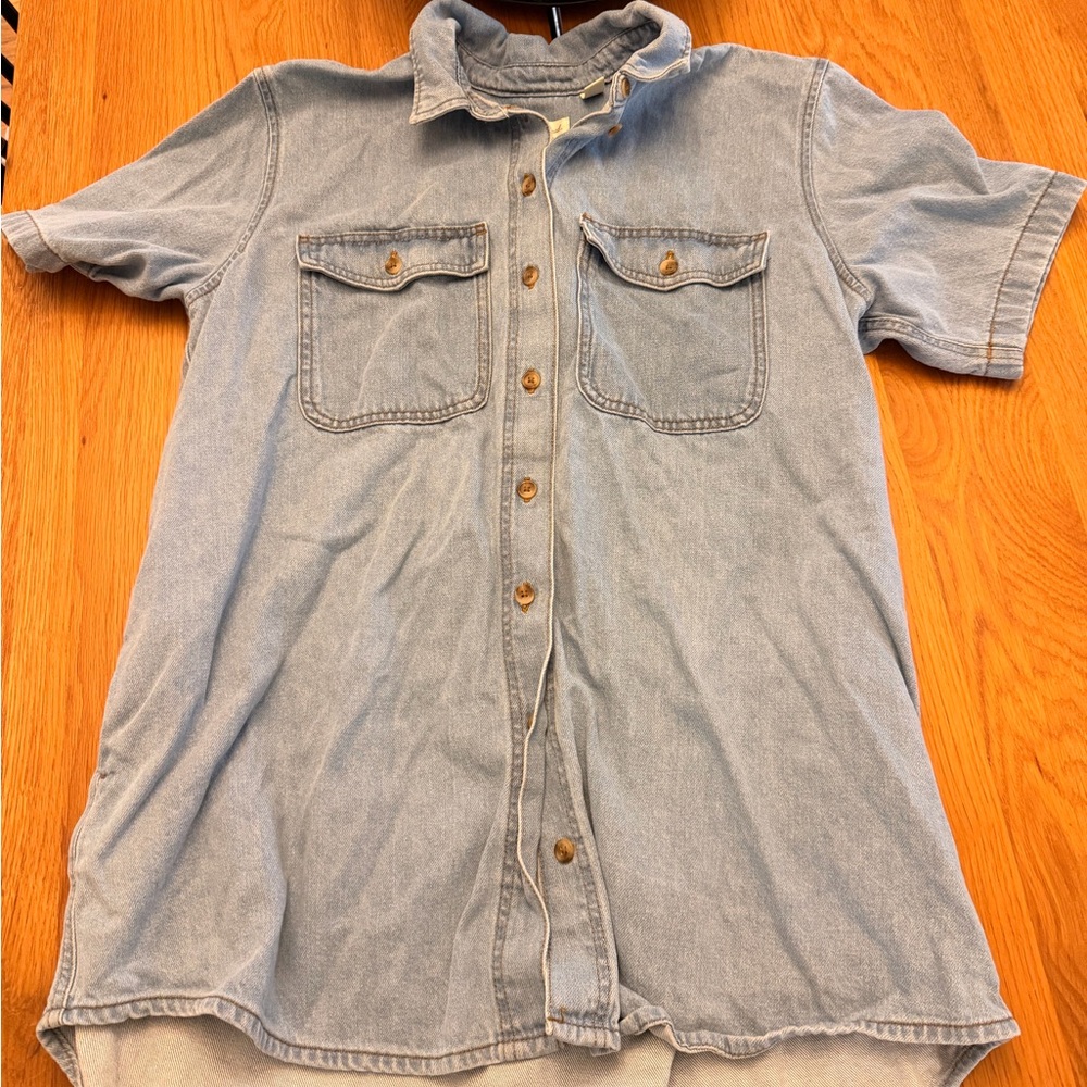Universal Thread Light Blue Mini Dress - Picture 2 of 3